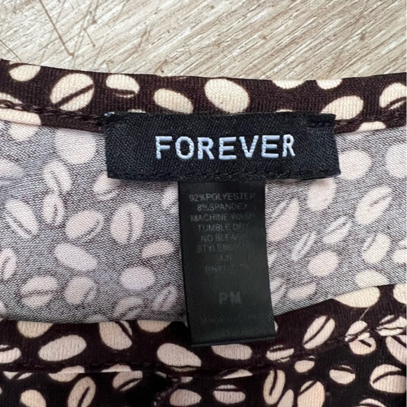 Vintage Y2K Forever 21 Coffee Bean Raw Hem Dress - Picture 5 of 7